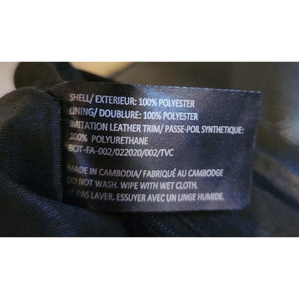 New Botkier New York Backpack Black Vegan Leather - Picture 15 of 16